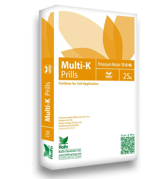 Multi-K Prills nitrato di potassio 25 kg - Haifa - Pierucci Agricoltura  professional