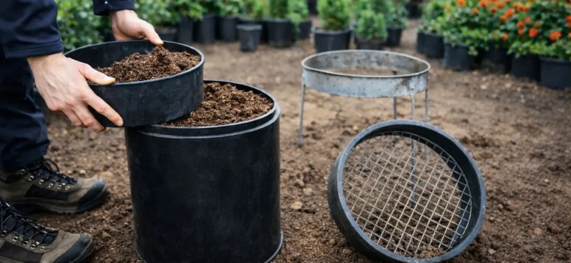 Cilindro misuratore substrato terriccio