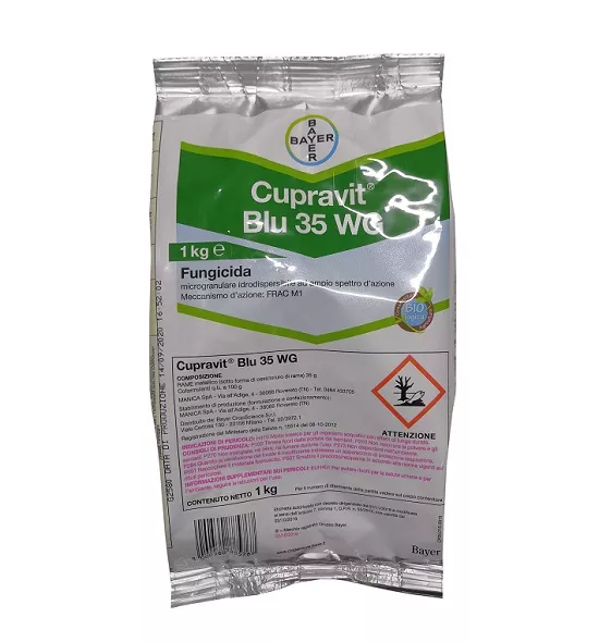 Fungicida rameico Cupravit Blu 35 WG Bayer