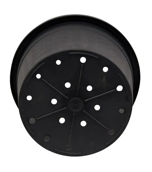 fondo del vaso etrusco in polietilene nero