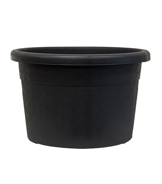 vaso etrusco in polietilene di colore nero