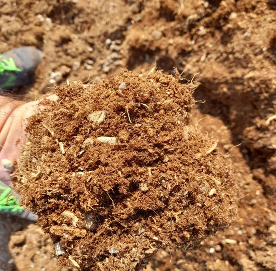 Terriccio composto da pomice e fibra di legno e cocco