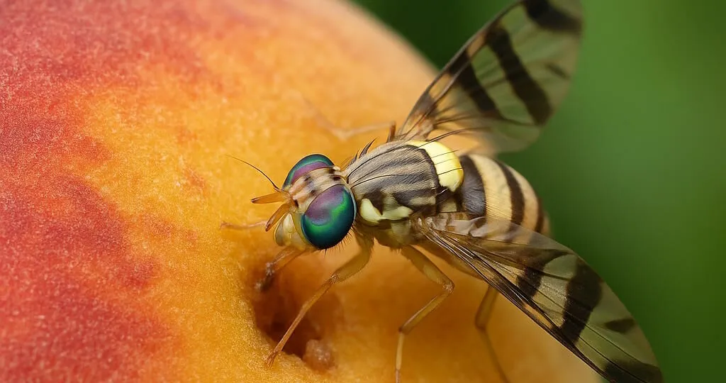 L'attacco della mosca del pesco